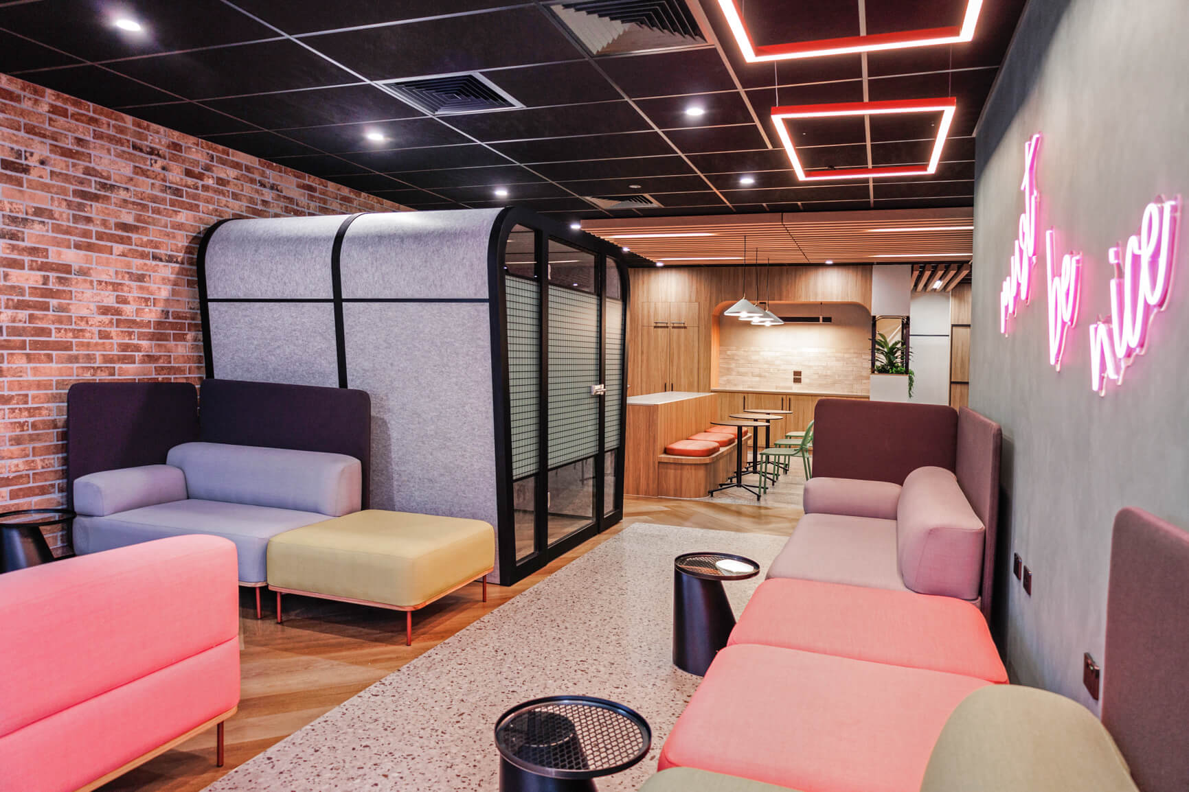 modern office fitout commercial offices wellness room