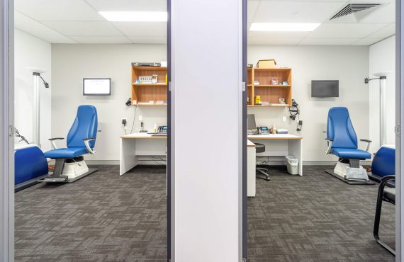 Maroochy Eye Specialist Medical Fitout Raw Commercial Projects Commercial Fitouts Fitouts for Ophthalmology Clinics