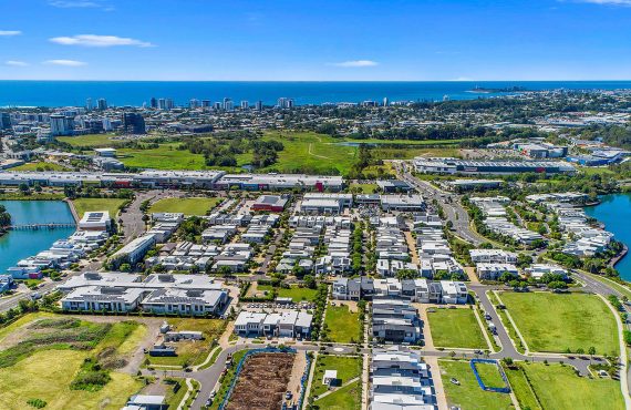 Maroochydore CBD image credit thanks to The Somerset Residences - Sunshine Coast CBD Raw Commercial Projects Sunshine Coast Office Fitouts