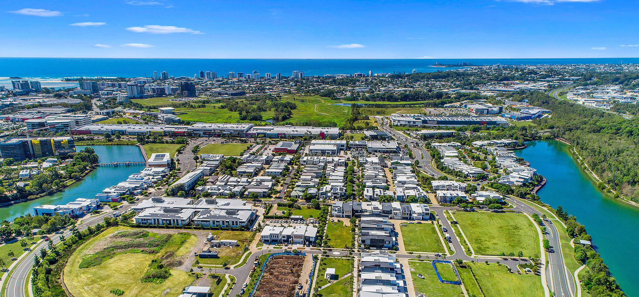 Maroochydore CBD image credit thanks to The Somerset Residences - Sunshine Coast CBD Raw Commercial Projects Sunshine Coast Office Fitouts