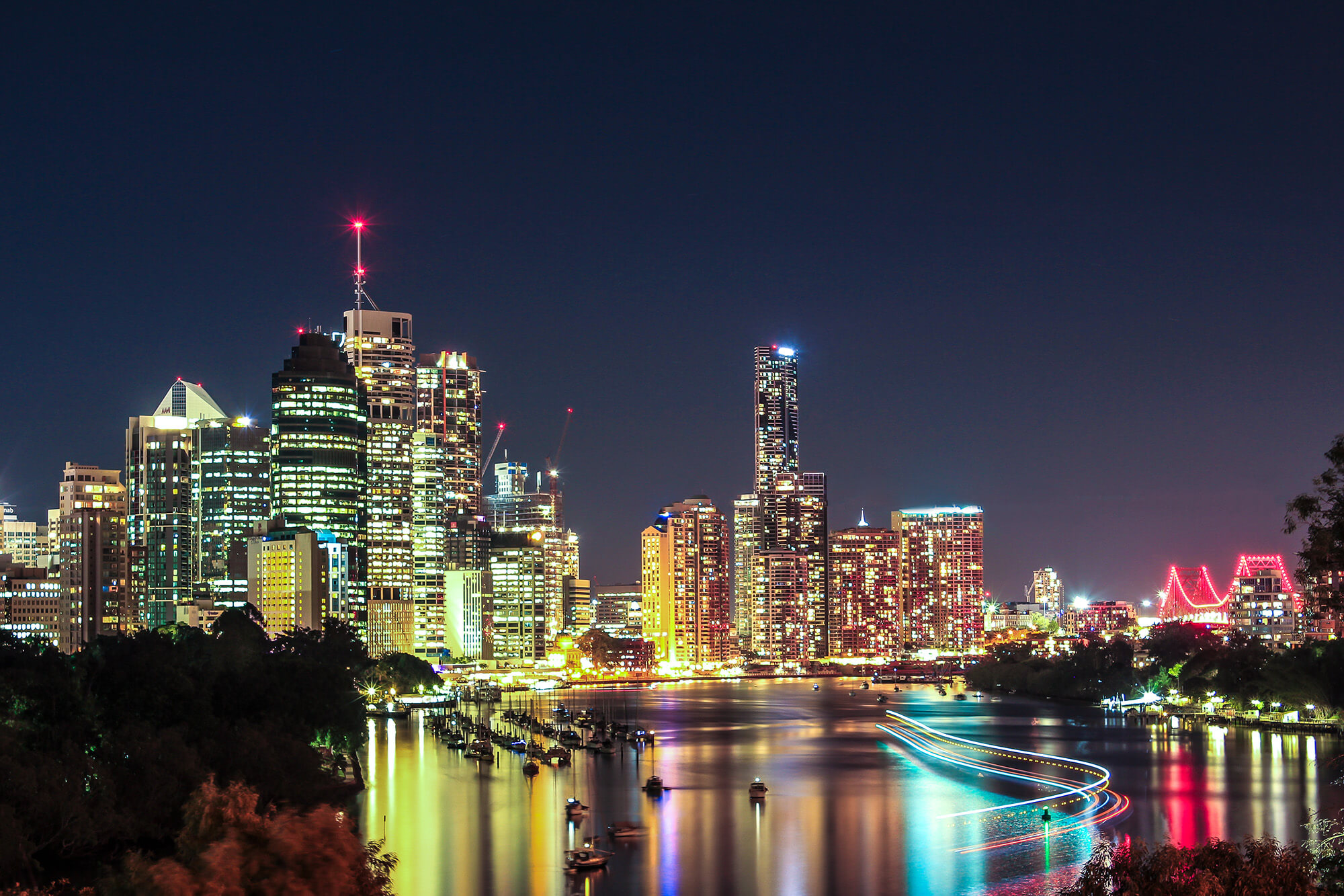 brisbane city lights photo by Craig English Photography