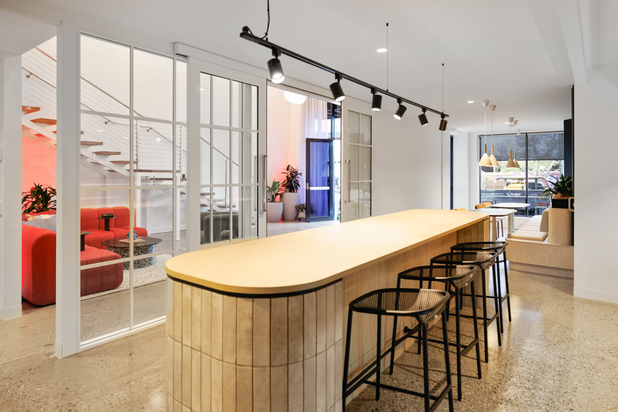 office fitout and design for carbon creative bowen hills brisbane