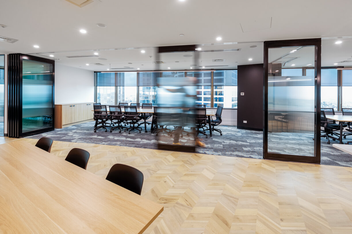 husdon recruitment commercial office design and fitout brisbane by raw commercial projects